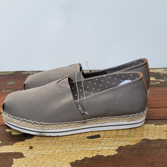 Skechers Espadrilles Slip On Memory Foam Sz 9.5 - Picture 4 of 16